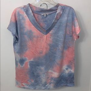 Tiedye Top & Shorts lounge set